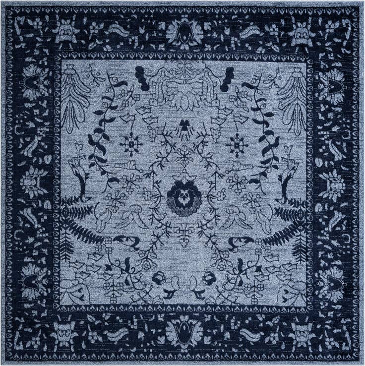 Detail image of 7' 10 x 7' 10 Miranda Square Rug