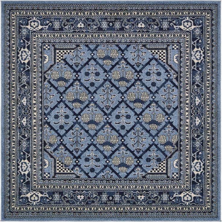 Detail image of 6' x 6' Miranda Square Rug