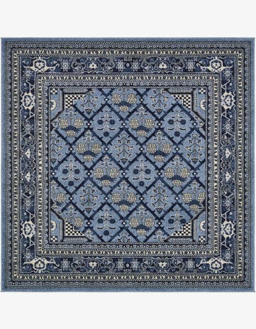 Blue Miranda Square Rug