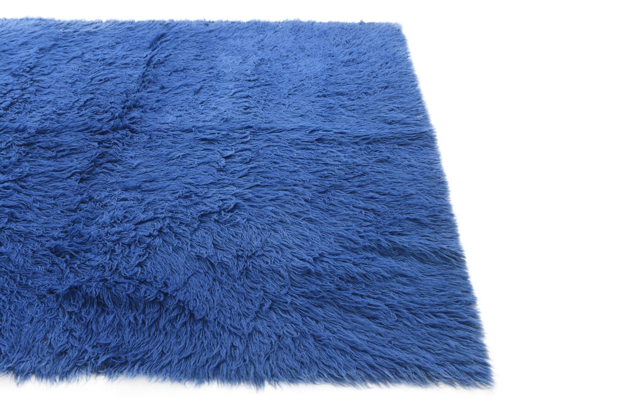 6' 9 x 6' 9 Hand Knotted Moroccan Wool Square Rug
