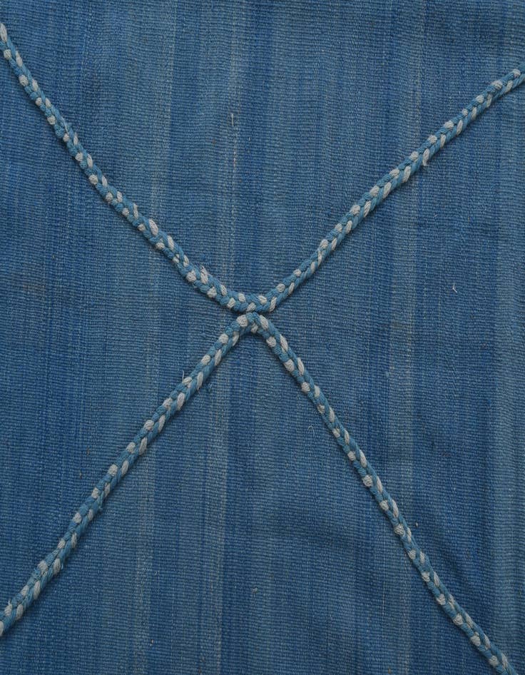 Detail image of 9' 7 x 9' 8  Hand Knotted Moroccan Wool Square Rug