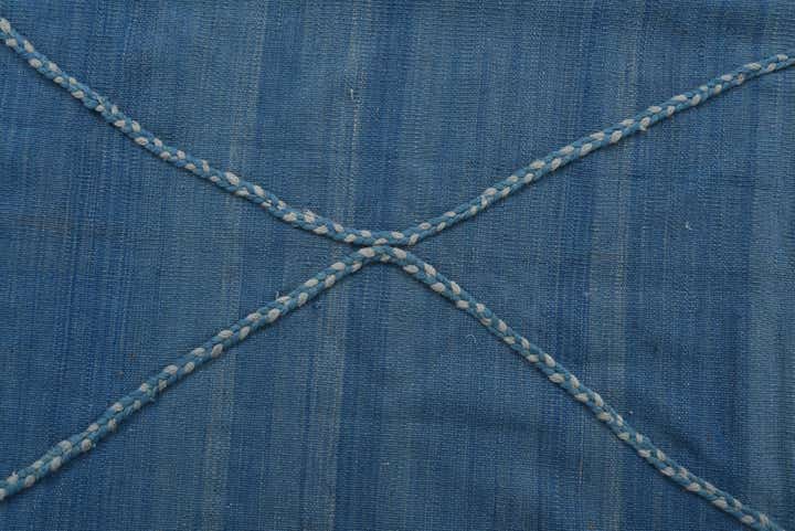 9' 7 x 9' 8 Hand Knotted Moroccan Wool Square Rug