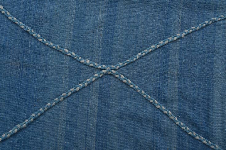 Detail image of 9' 7 x 9' 8 Hand Knotted Moroccan Wool Square Rug