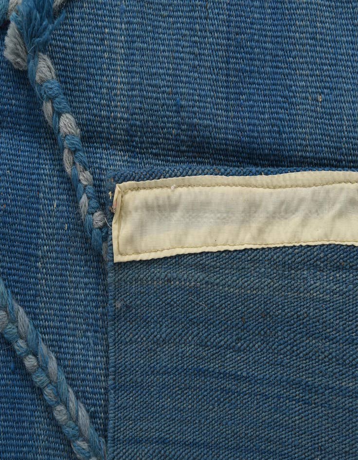 Detail image of 9' 7 x 9' 8  Hand Knotted Moroccan Wool Square Rug