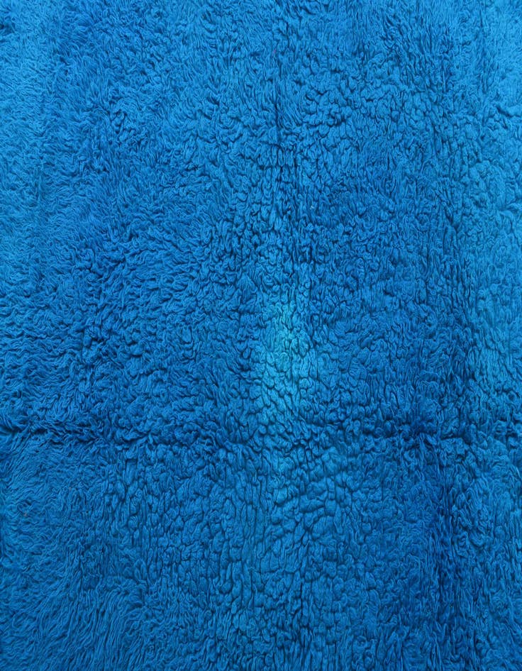 Detail image of 5' 7 x 6'  Hand Knotted Moroccan Wool Square Rug