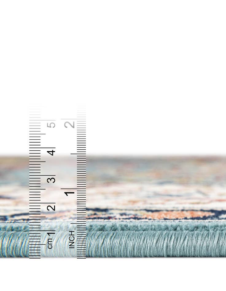 Detail image of 4' x 4' Nain Design Square Rug