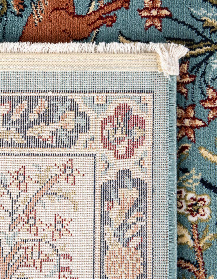 Detail image of 7' 10 x 8' Nain Design Square Rug