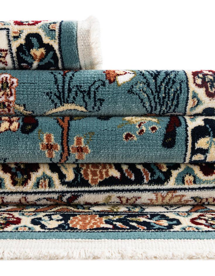 Detail image of 7' 10 x 8' Nain Design Square Rug