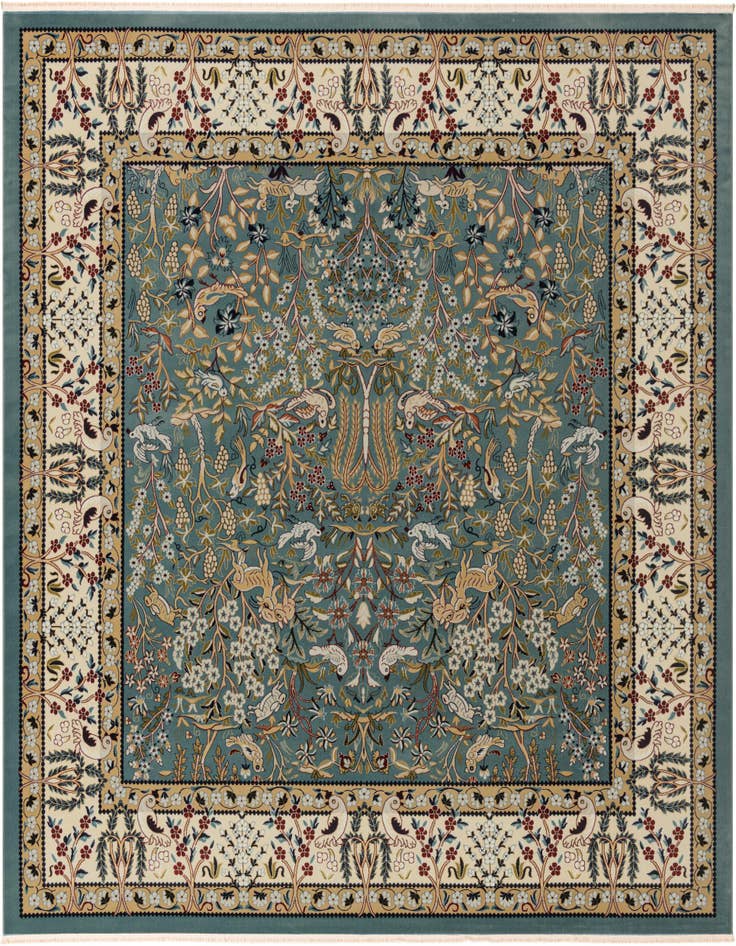 Detail image of 10' x 10' Nain Design Square Rug