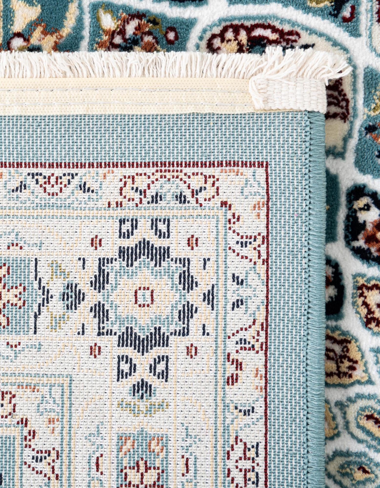 7' 10 x 7' 10 Nain Design Square Rug