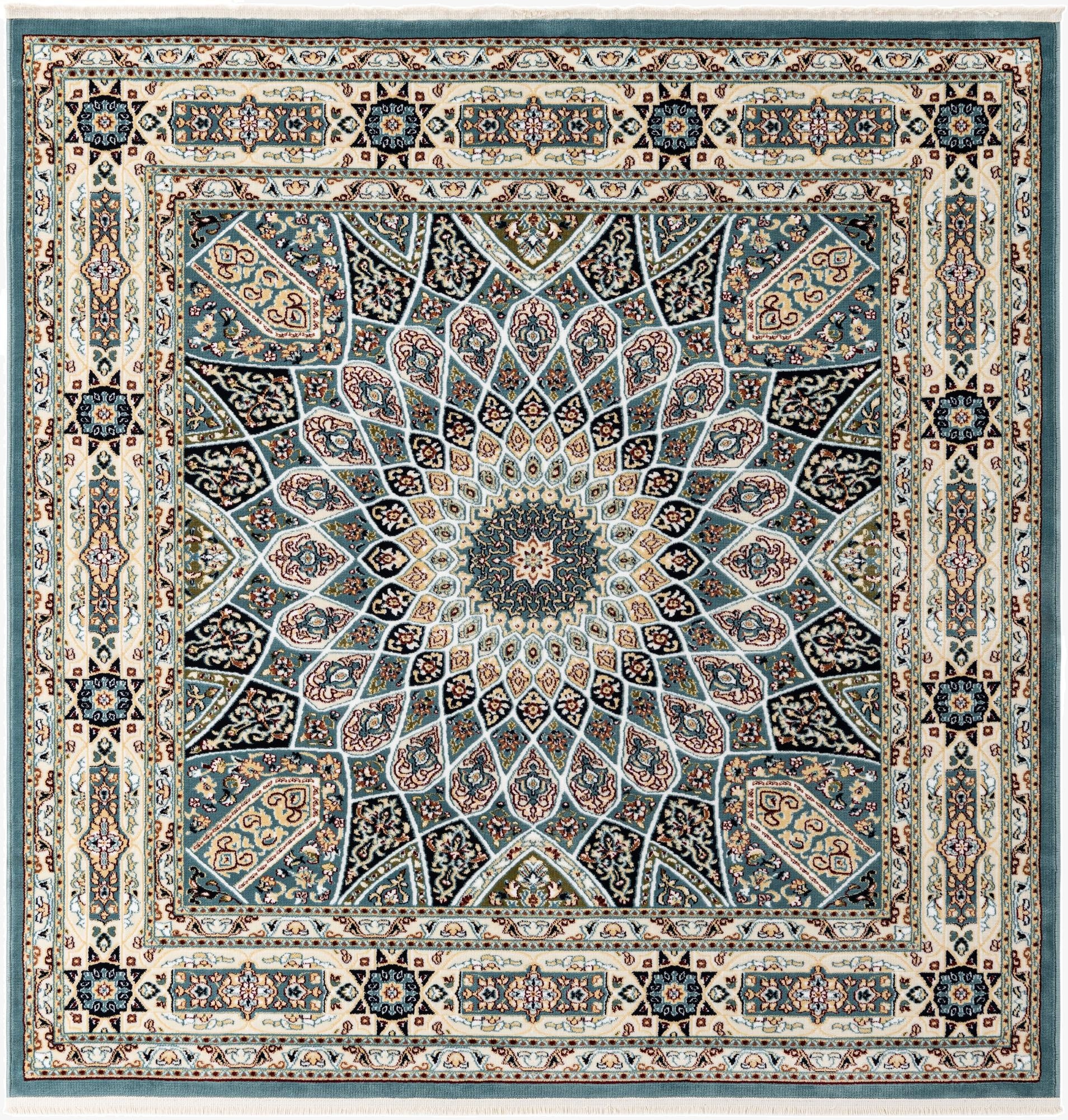 Primary image 6' 1 x 6' 1 Nain Design Square Rug