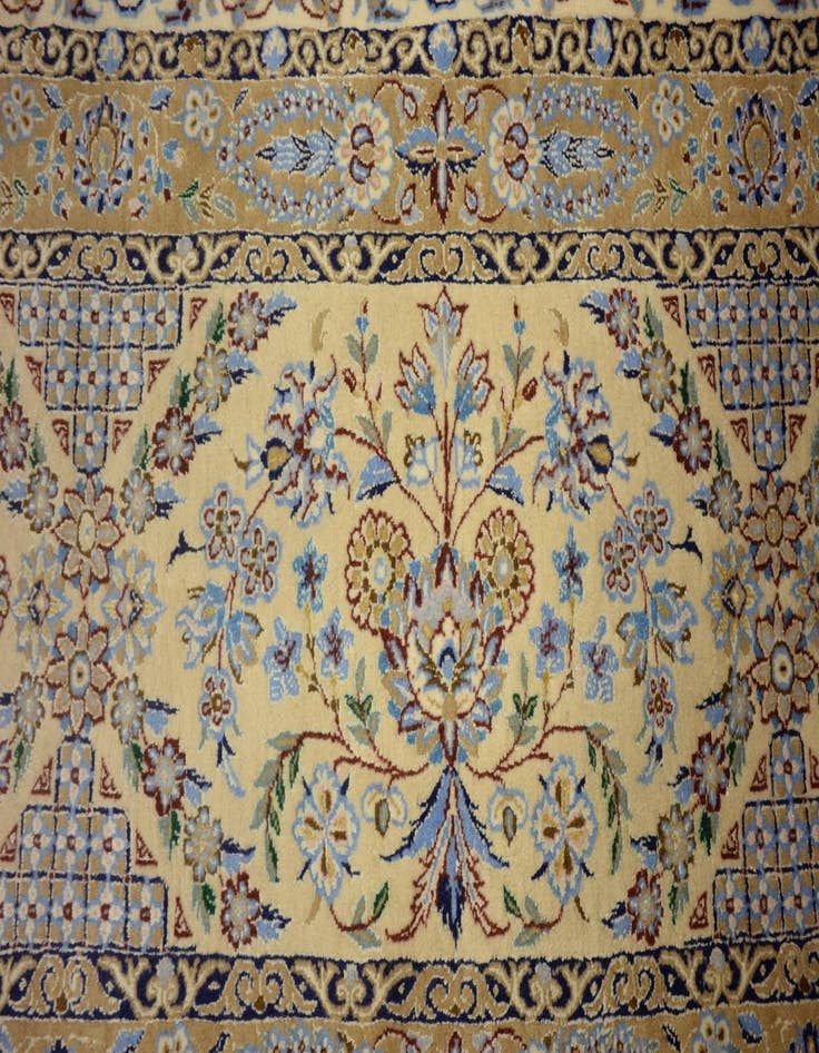 Detail image of 9' 11 x 10' 4 Hand Knotted Nain Persian Square Rug