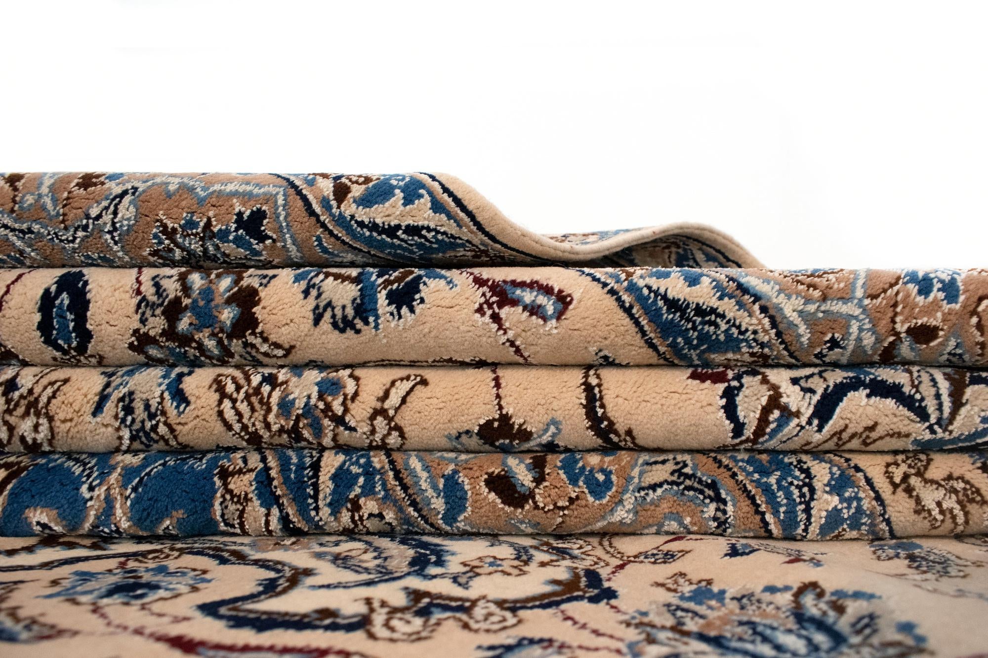 16' 5 x 16' 6 Hand Knotted Nain Persian Square Rug