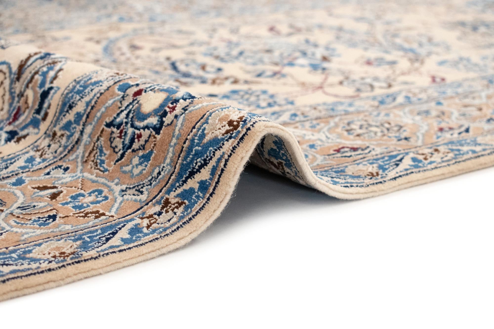 16' 5 x 16' 6 Hand Knotted Nain Persian Square Rug