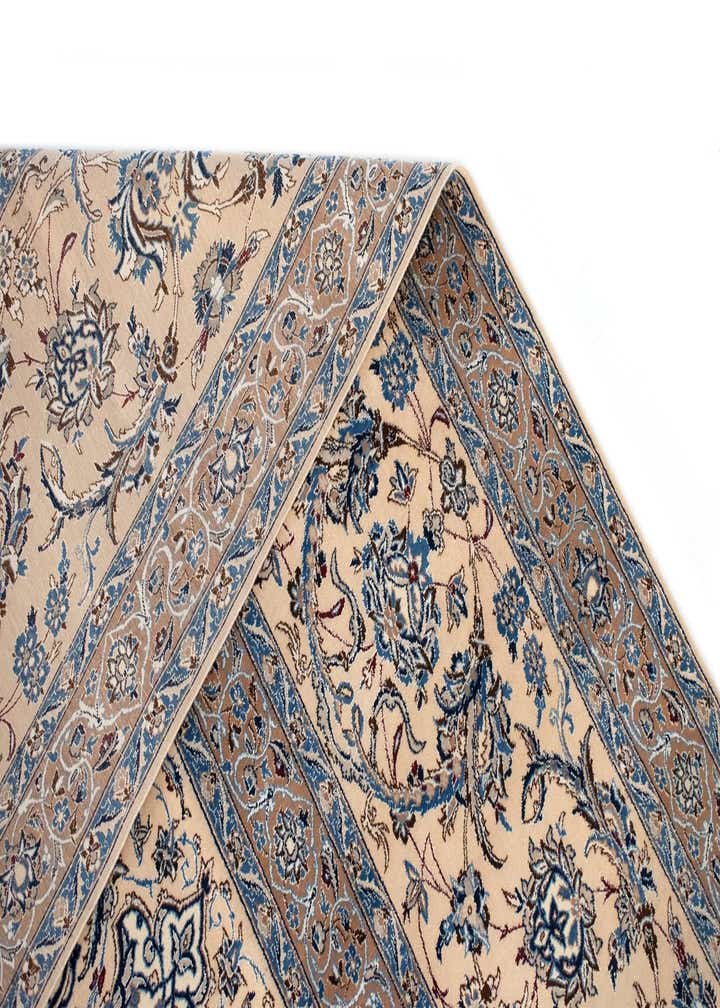 16' 5 x 16' 6 Hand Knotted Nain Persian Square Rug