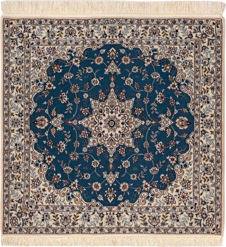 Detail image of 3' 6 x 3' 6 Nain Square Rug