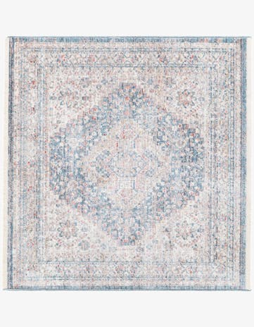 Blue Noble Square Rug
