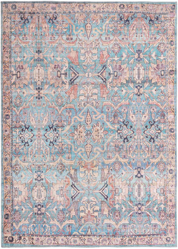 7' 10 x 7' 10 Washable Nostalgia Square Rug