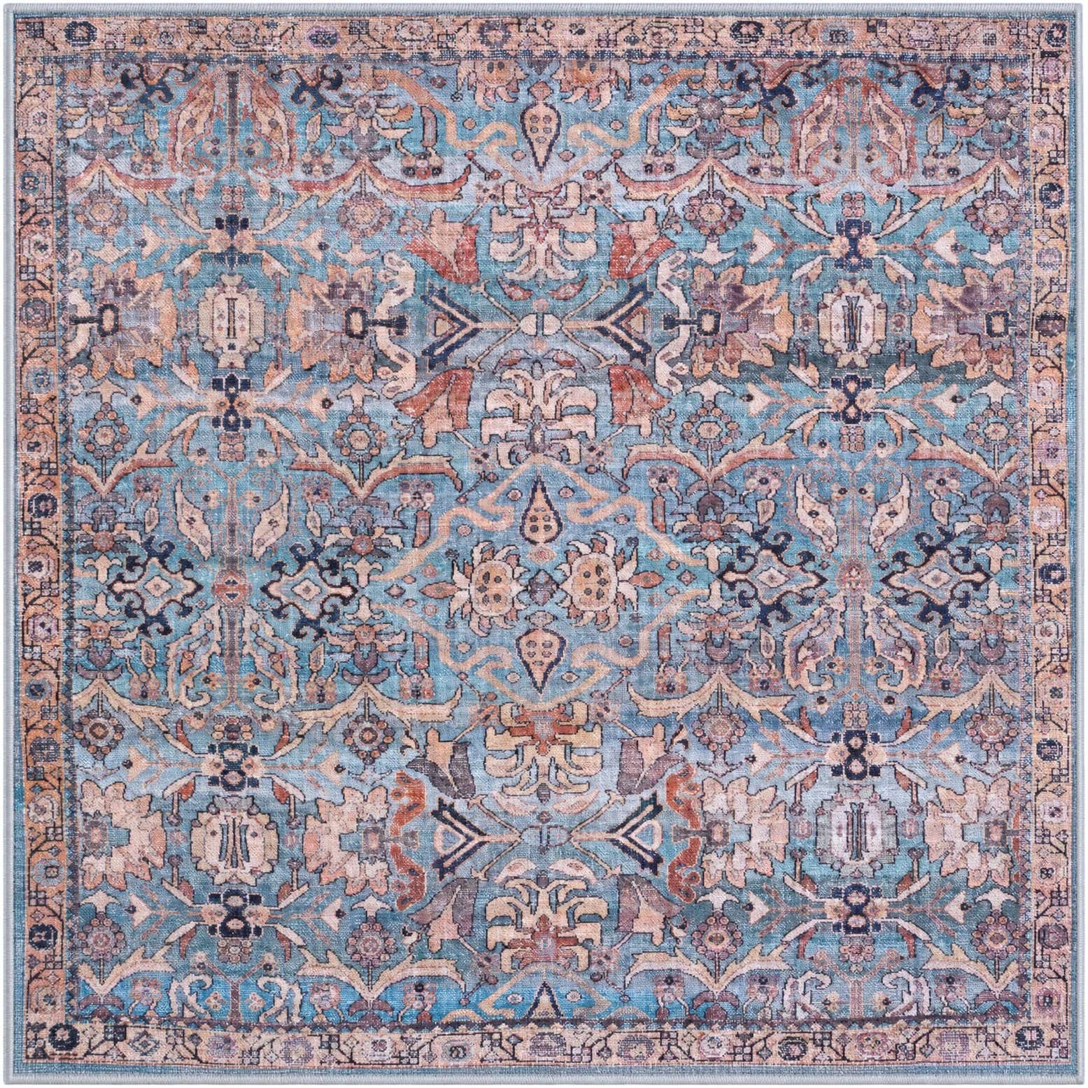 125cm x 125cm Nostalgia Alfombra Cuadrado