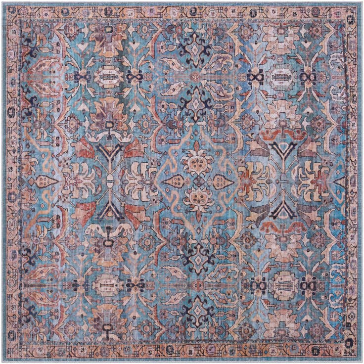 Detail image of 185cm x 185cm Nostalgia Alfombra Cuadrado