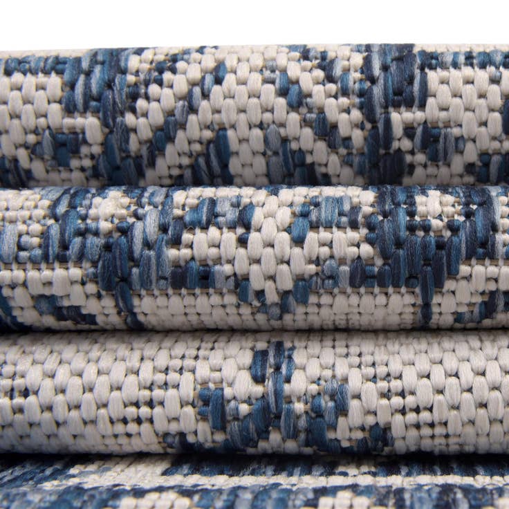 Detail image of 10' x 10' Easy-Clean Aztec Indoor / Outdoor Square Rug