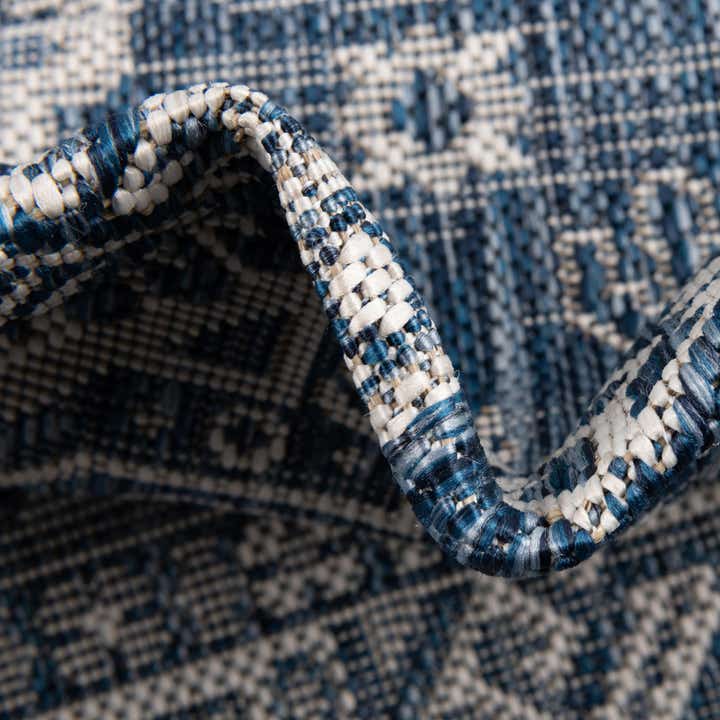 10' x 10' Easy-Clean Aztec Indoor / Outdoor Square Rug
