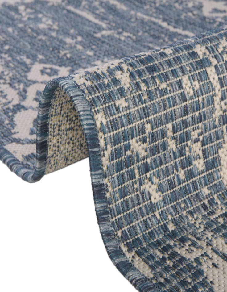 Detail image of 10' 8 x 10' 8 Easy-Clean Bohemian Indoor / Outdoor Square Rug