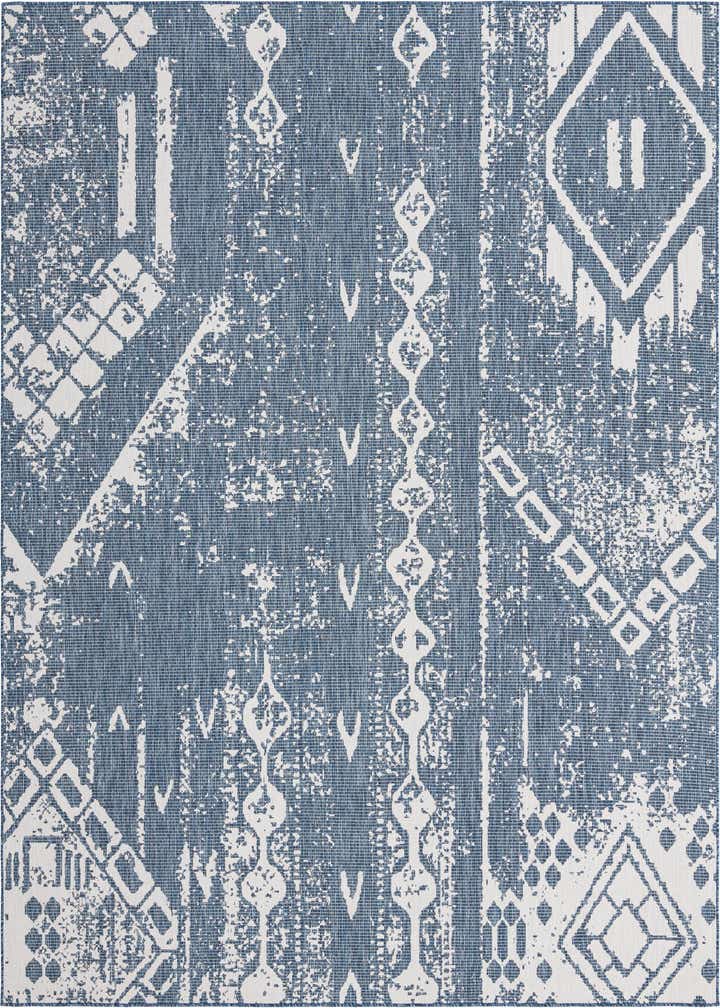 10' 8 x 10' 8 Easy-Clean Bohemian Indoor / Outdoor Square Rug