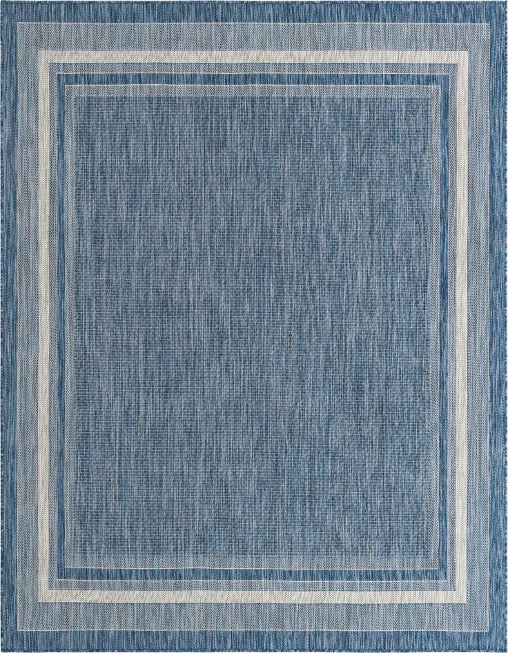 Detail image of 7' 10 x 7' 10 Easy-Clean Border Indoor / Outdoor Square Rug