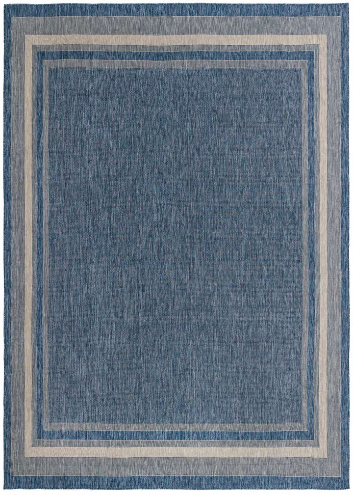 13' x 13' Easy-Clean Border Indoor / Outdoor Square Rug