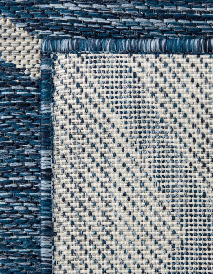 Detail image of 13' x 13' Easy-Clean Botanical Indoor / Outdoor Square Rug