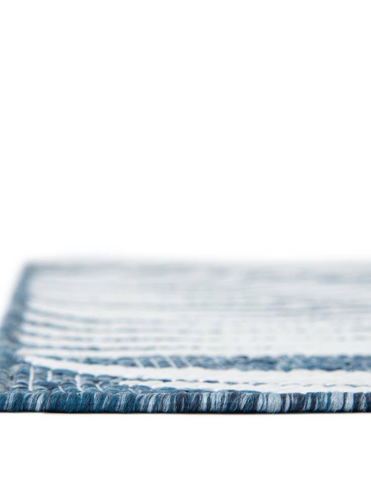 Detail image of 13' x 13' Easy-Clean Botanical Indoor / Outdoor Square Rug