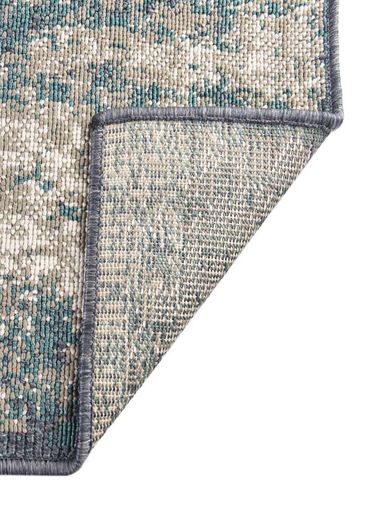 7' 10 x 7' 10 Easy-Clean Coastal Indoor / Outdoor Square Rug