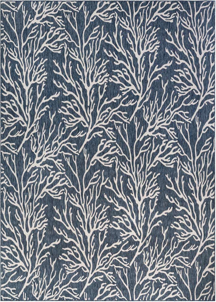 13' x 13' Easy-Clean Coastal Indoor / Outdoor Square Rug