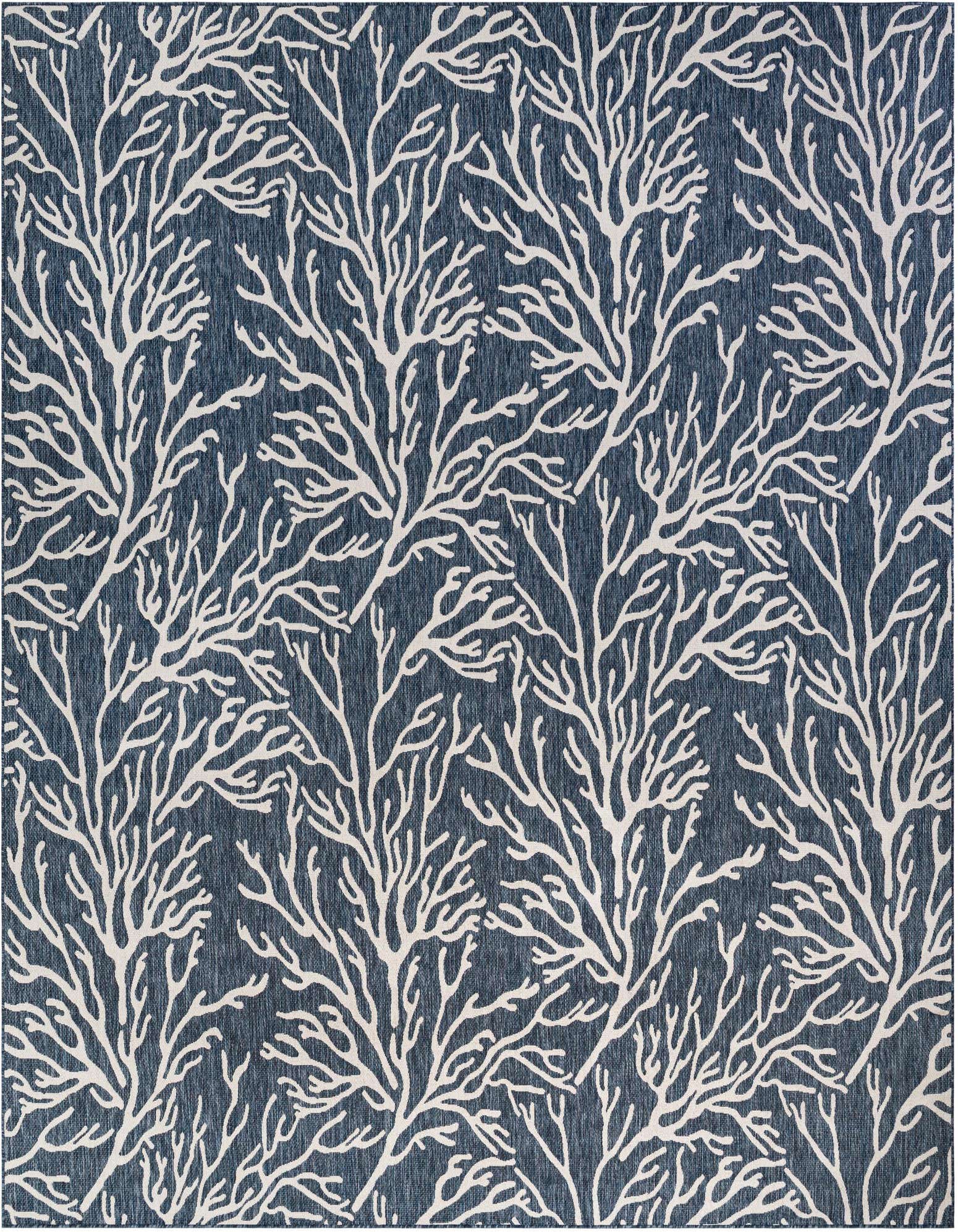 13' x 13' Easy-Clean Coastal Indoor / Outdoor Square Rug