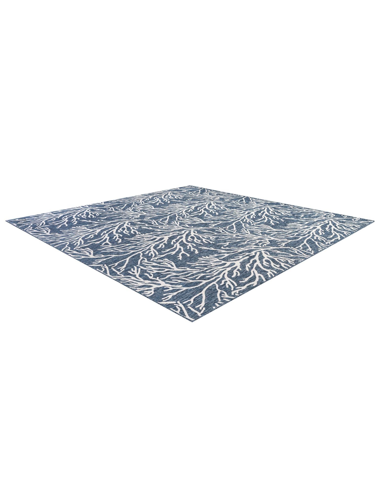13' x 13' Easy-Clean Coastal Indoor / Outdoor Square Rug