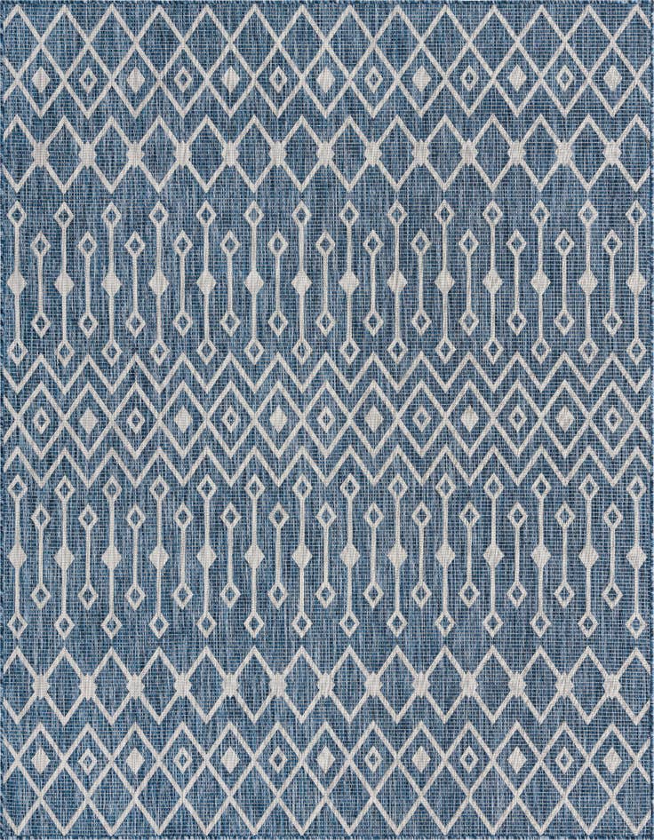 Detail image of 7' 10 x 7' 10 Easy-Clean Lattice Indoor / Outdoor Square Rug