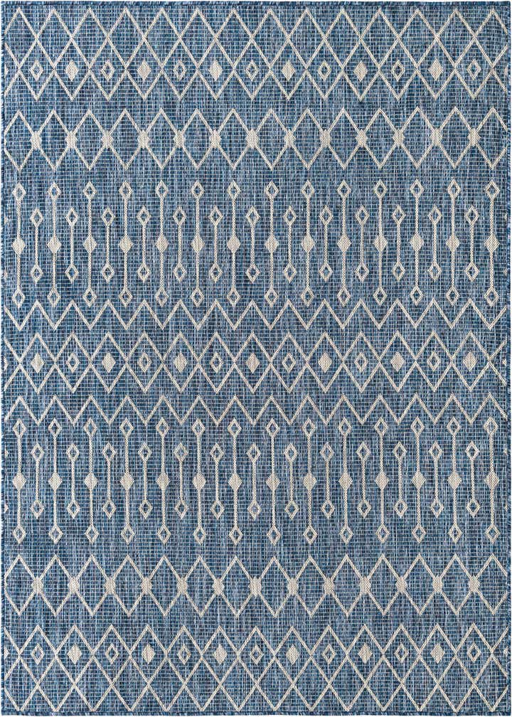 6' x 6' Easy-Clean Lattice Indoor / Outdoor Square Rug