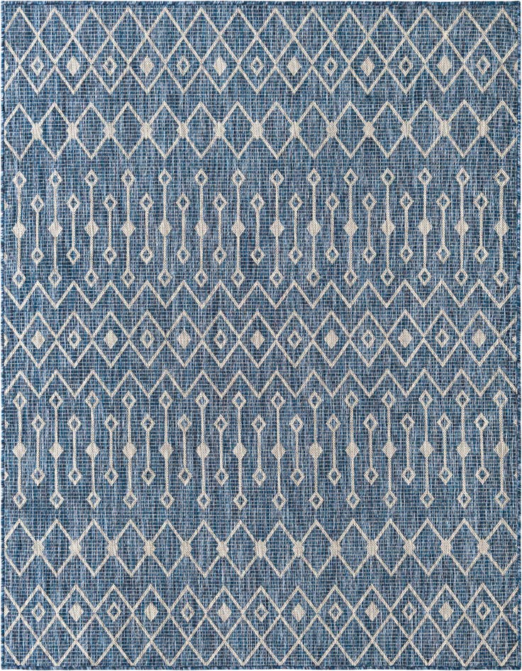 Detail image of 6' x 6' Easy-Clean Lattice Indoor / Outdoor Square Rug