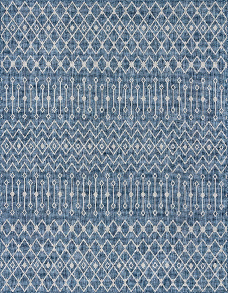 Detail image of 12' x 12' Easy-Clean Lattice Indoor / Outdoor Square Rug