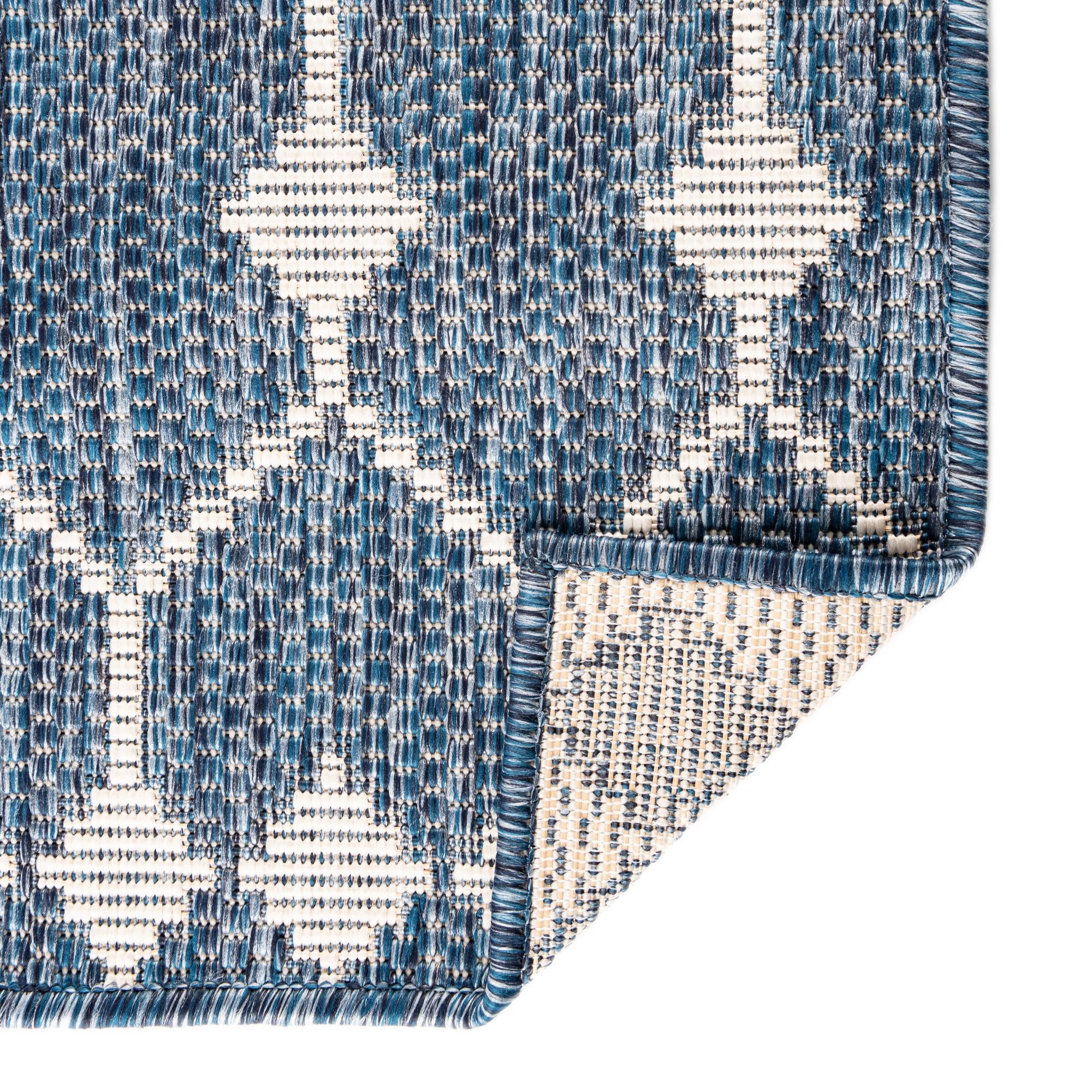 10' x 10' Easy-Clean Lattice Indoor / Outdoor Square Rug