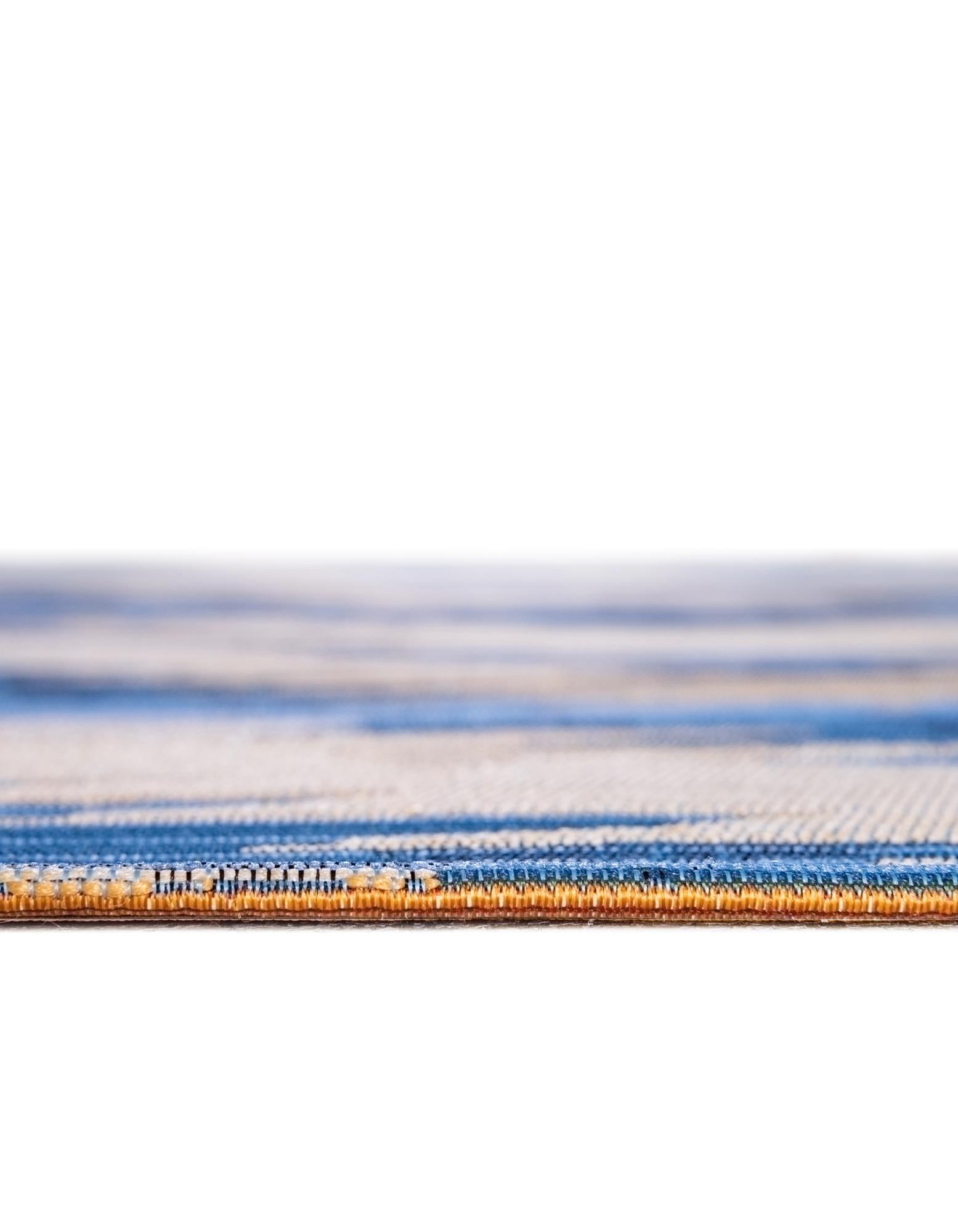 6' x 6' Easy-Clean Modern Indoor / Outdoor Square Rug