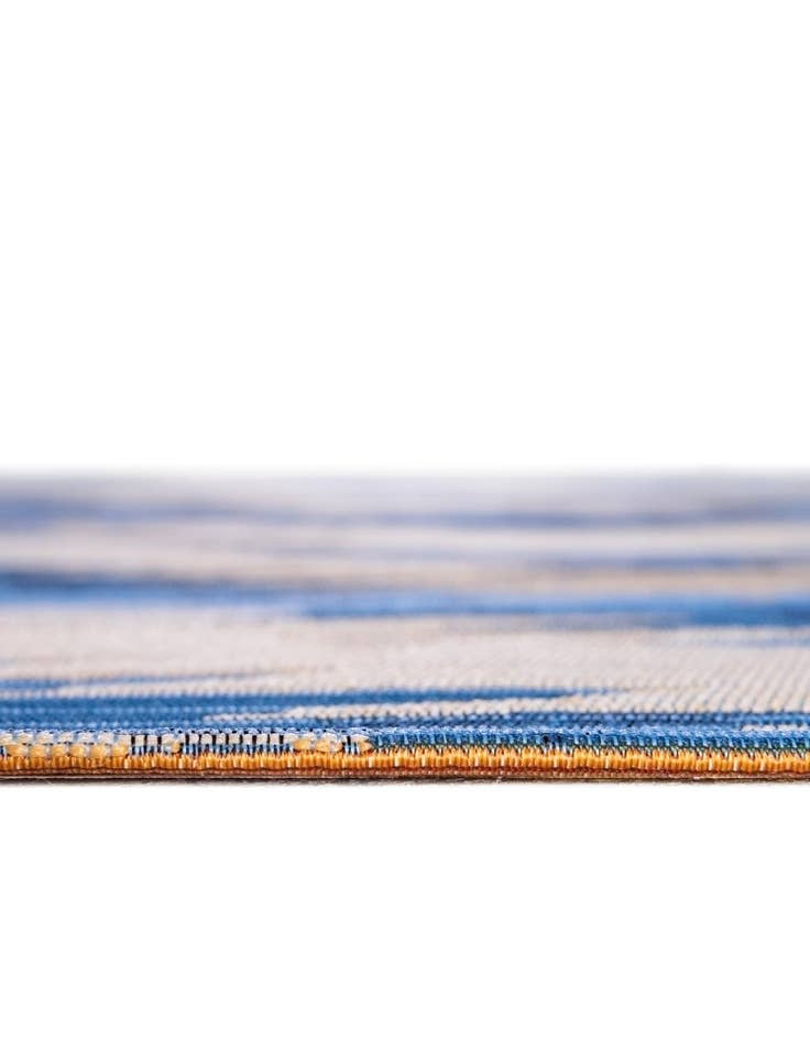 Detail image of 6' x 6'  Washable Modern Indoor / Outdoor Square Rug