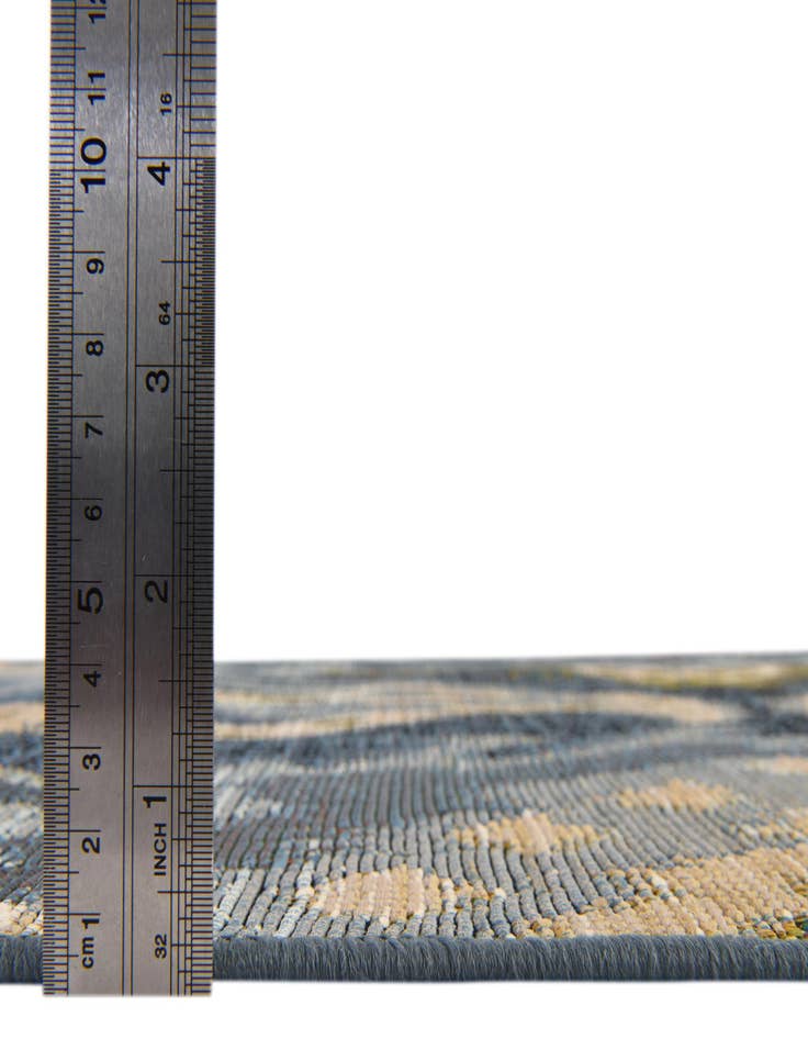 Detail image of 6' x 6'  Washable Modern Indoor / Outdoor Square Rug