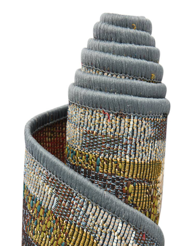 Detail image of 6' x 6'  Washable Modern Indoor / Outdoor Square Rug