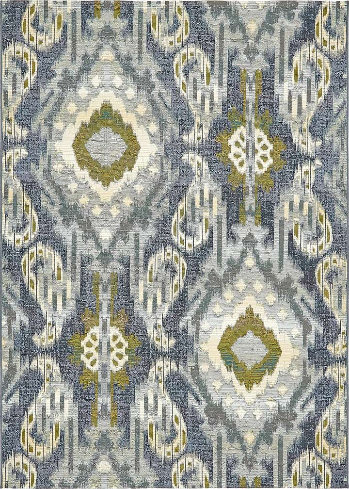 6' x 6' Easy-Clean Modern Indoor / Outdoor Square Rug