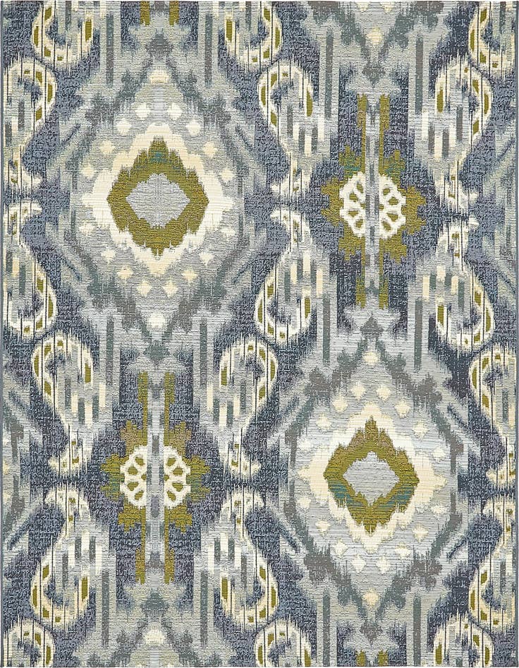 Detail image of 6' x 6' Easy-Clean Modern Indoor / Outdoor Square Rug