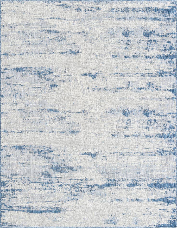 Detail image of 10' x 10' Easy-Clean Modern Indoor / Outdoor Square Rug