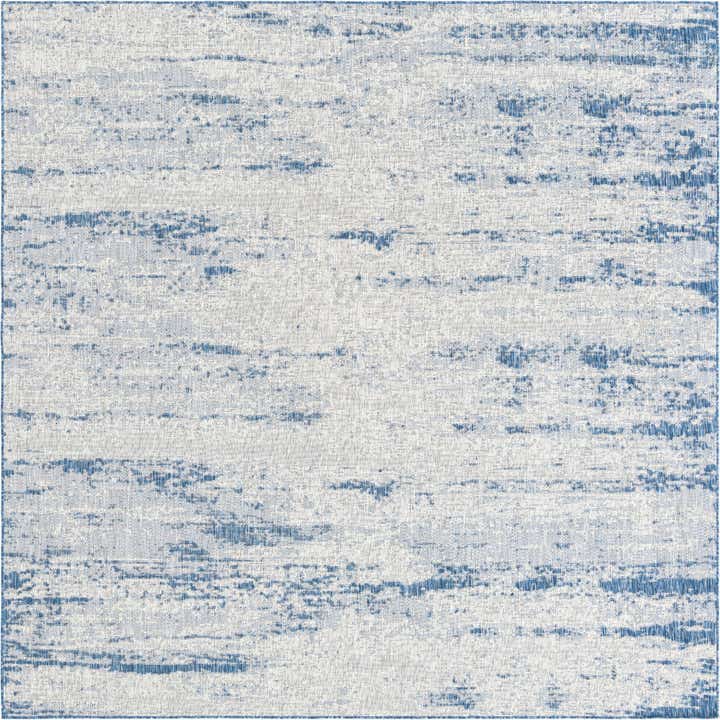 10' x 10' Easy-Clean Modern Indoor / Outdoor Square Rug