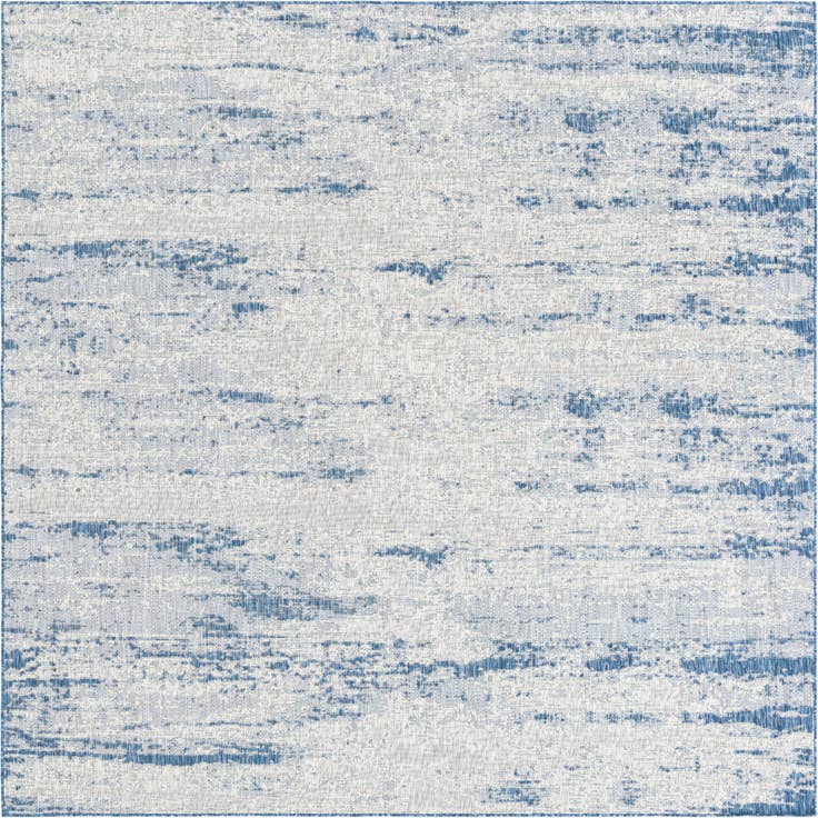 Detail image of 10' x 10' Easy-Clean Modern Indoor / Outdoor Square Rug